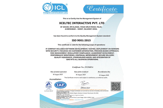 XCELTEC INTERACTIVE- 9001